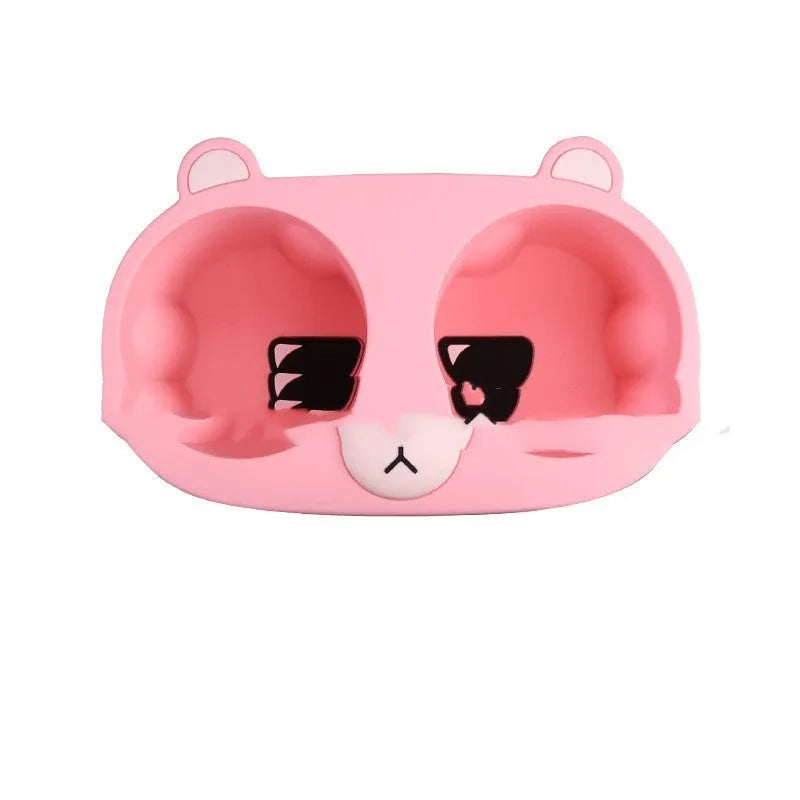 Silicone car cup holder anti-shaking insert in grey, tan and pink colours
