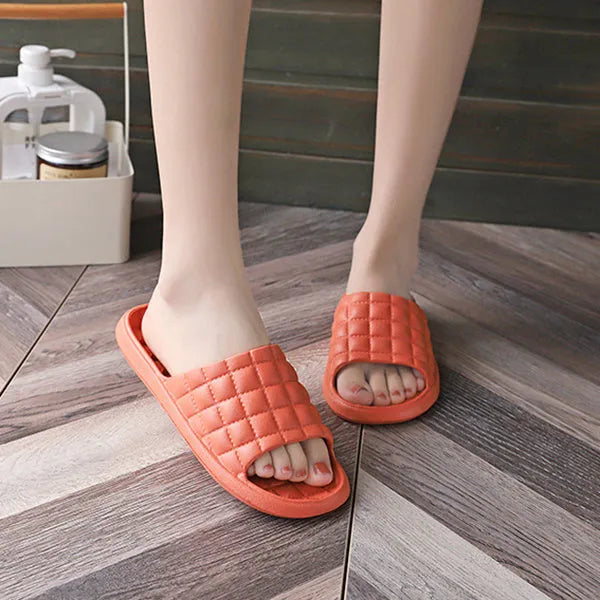 Couple summer slippers unisex EVA waterproof non-slip bathroom flip-flops in multiple colours