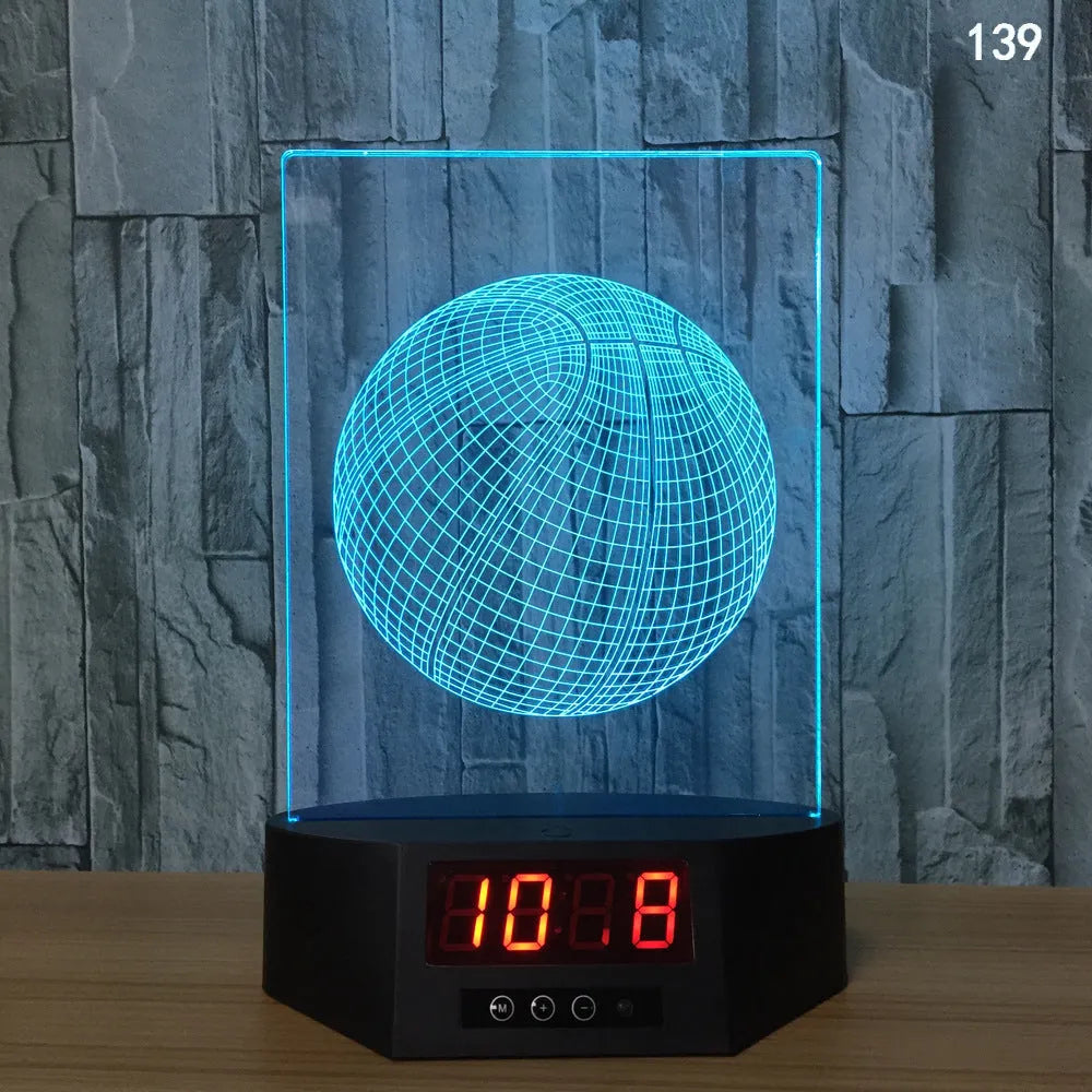 3D glowing electronic dolphin night light with remote control on table