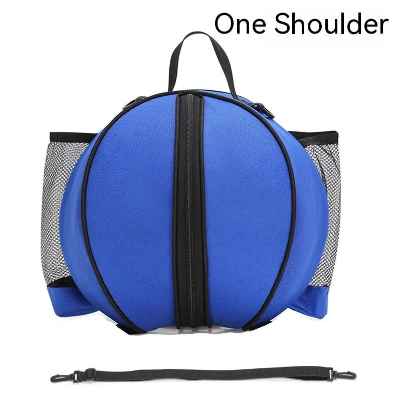 Oxford cloth basketball training bag with 9L capacity showing colour options