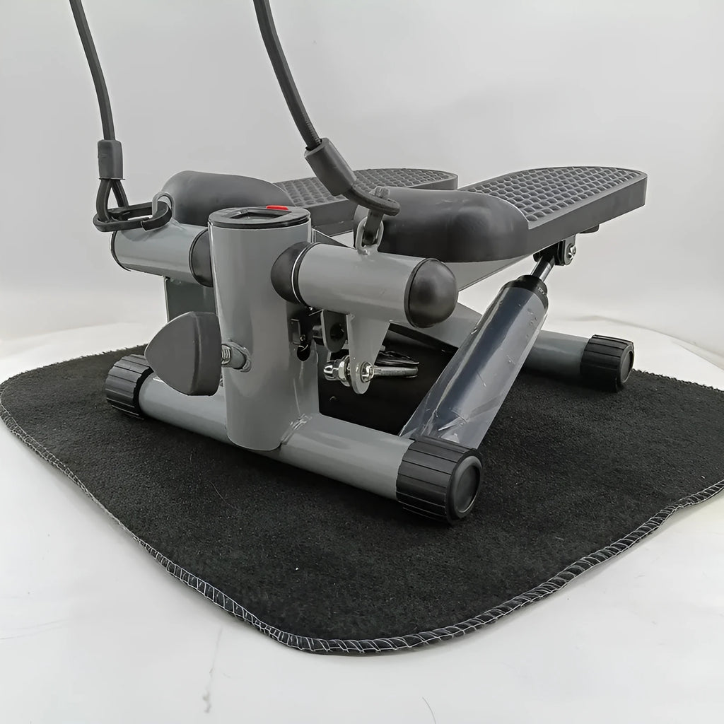 Silver grey hydraulic resistance pedal machine for waist slimming exercises