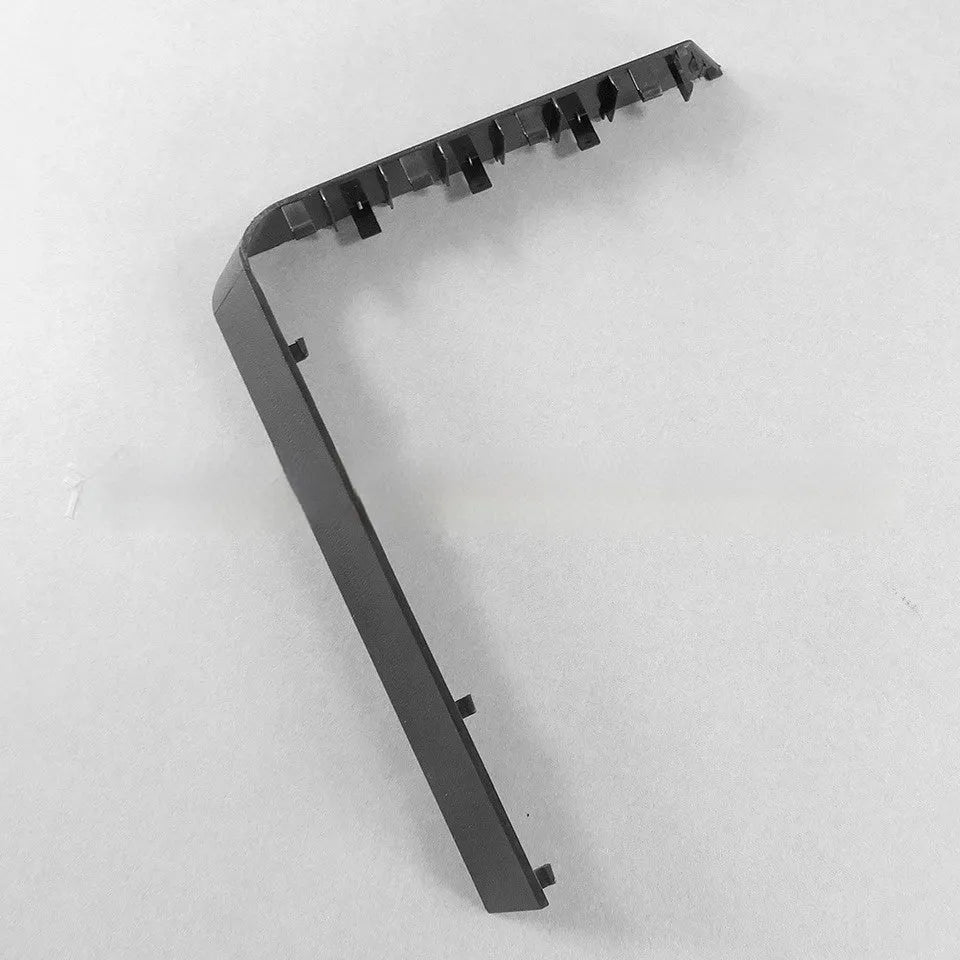 Black and white plastic hard disk baffle cover for 3.5-inch internal drive bays.