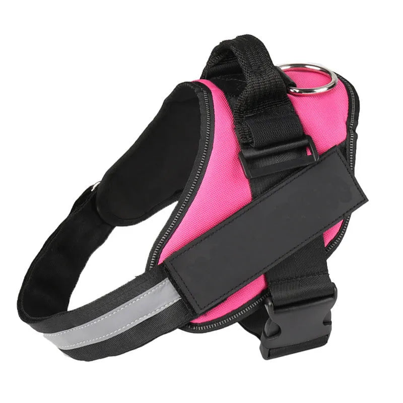 Personalised Custom Reflective Breathable Dog Harness No Pull Adjustable Pet Harness Vest for Small Large Dogs with Patch Nylon Chest Strap Many Sizes and Colours