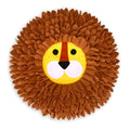 Brown pet sniffing pad with textured surface measuring 33cm by 25cm for dog and cat enrichment games