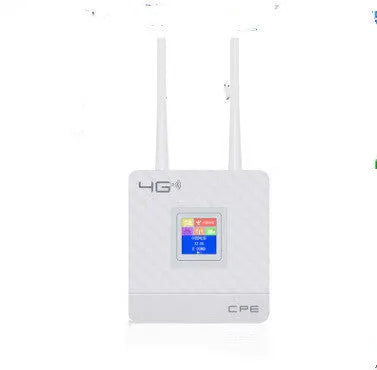 4G wireless router with EU plug and antenna for business travel secure internet