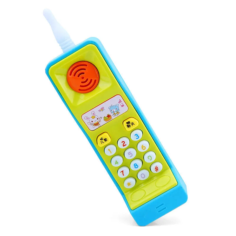 Children's educational toy with sound and light features showing cartoon animal design