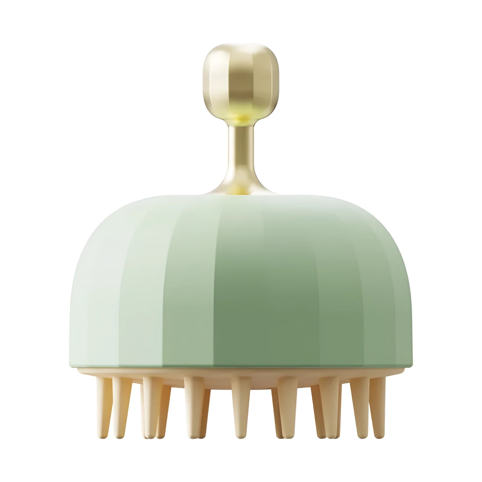 Green pink white dog cat bath massage shampoo brush with double-sided design and drain holes