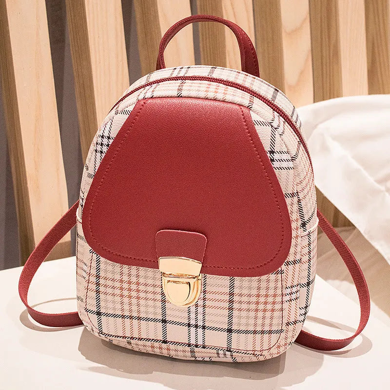 Diagonal one shoulder phone bag in PU leather available in five colours