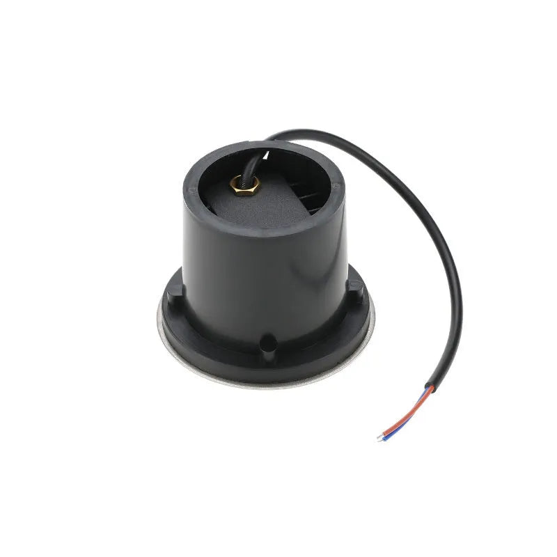Round black stainless steel LED COB underground light for recessed outdoor garden installation