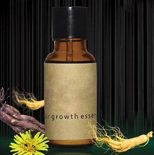 Hair growth liquid 20ml bottle for thicker hair restoration and loss prevention
