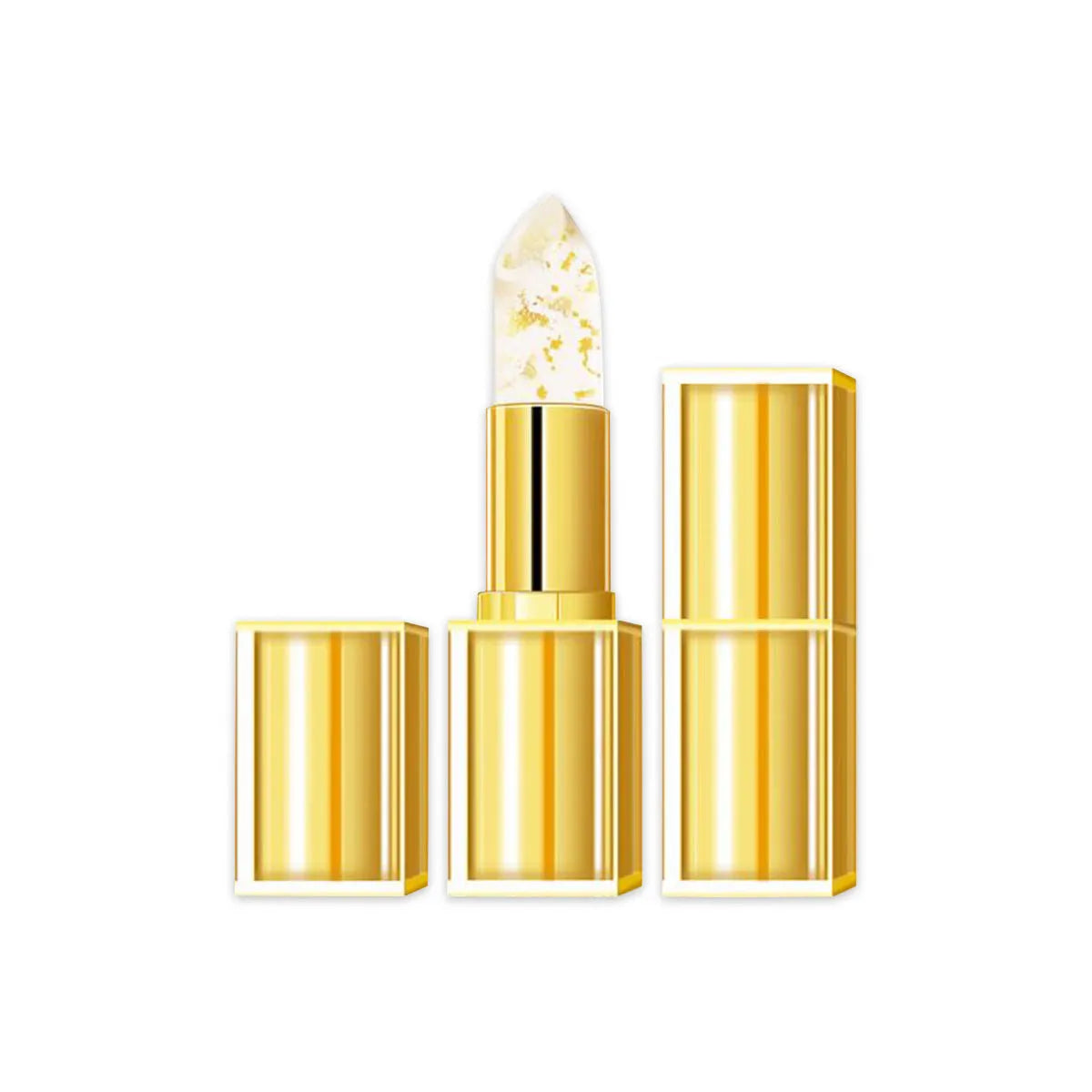 A tube of warm colour-changing anti-smudge lipstick, shade YB1001.