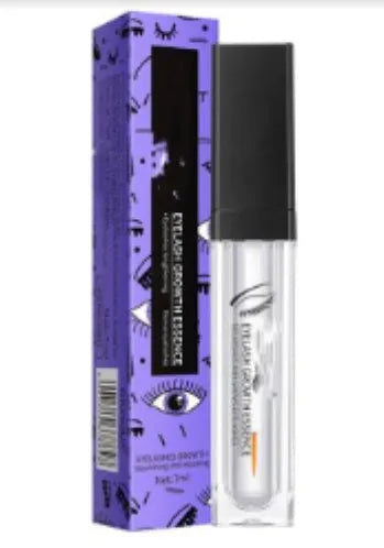 Black eyelash nourishing liquid mascara tube with golden cap, 7ml