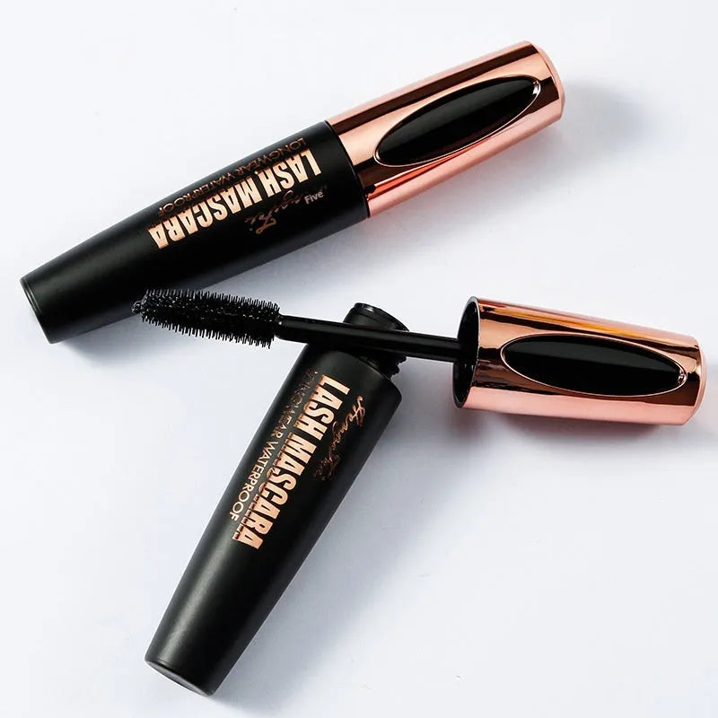 Black waterproof sweat-proof mascara with thickening and curling effect in colour box or OPP bag packaging