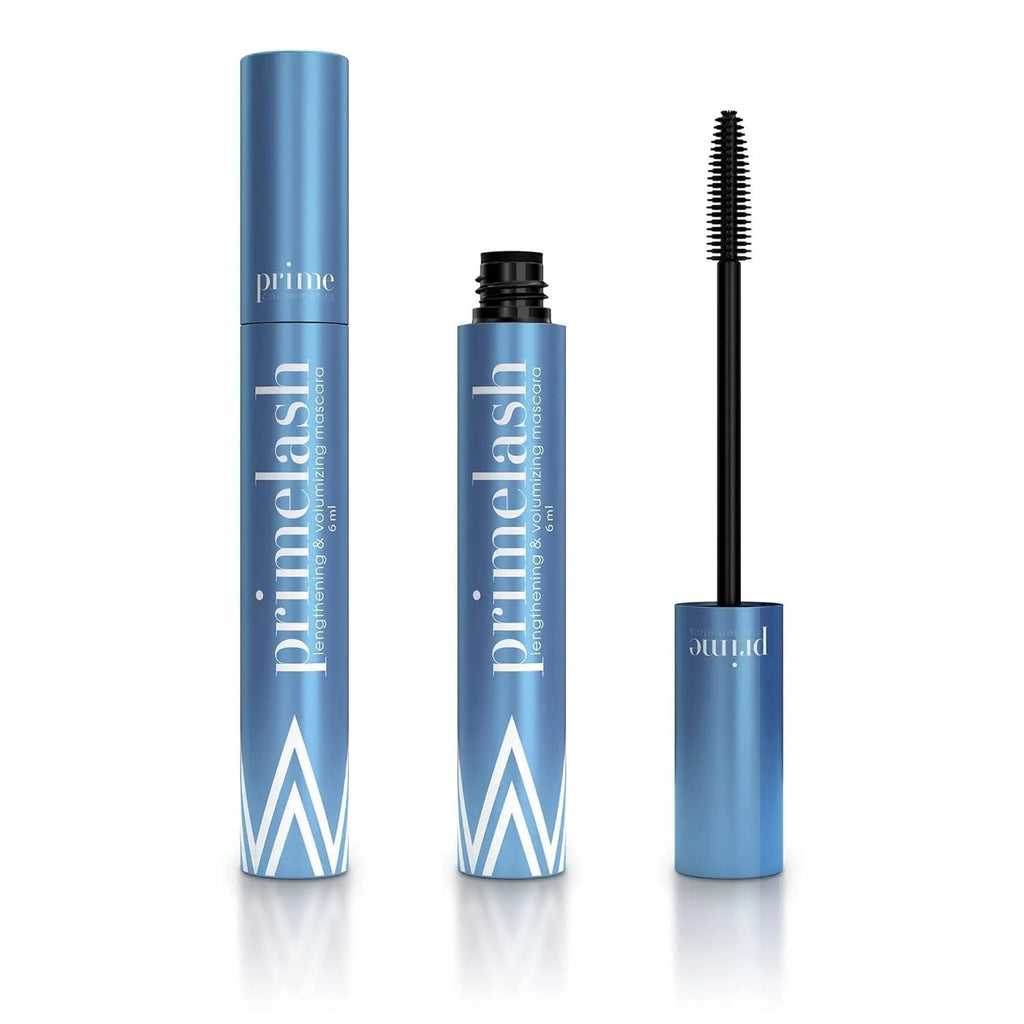 Black eyelash brush and comb beauty tool with 0.7g net content for lash styling