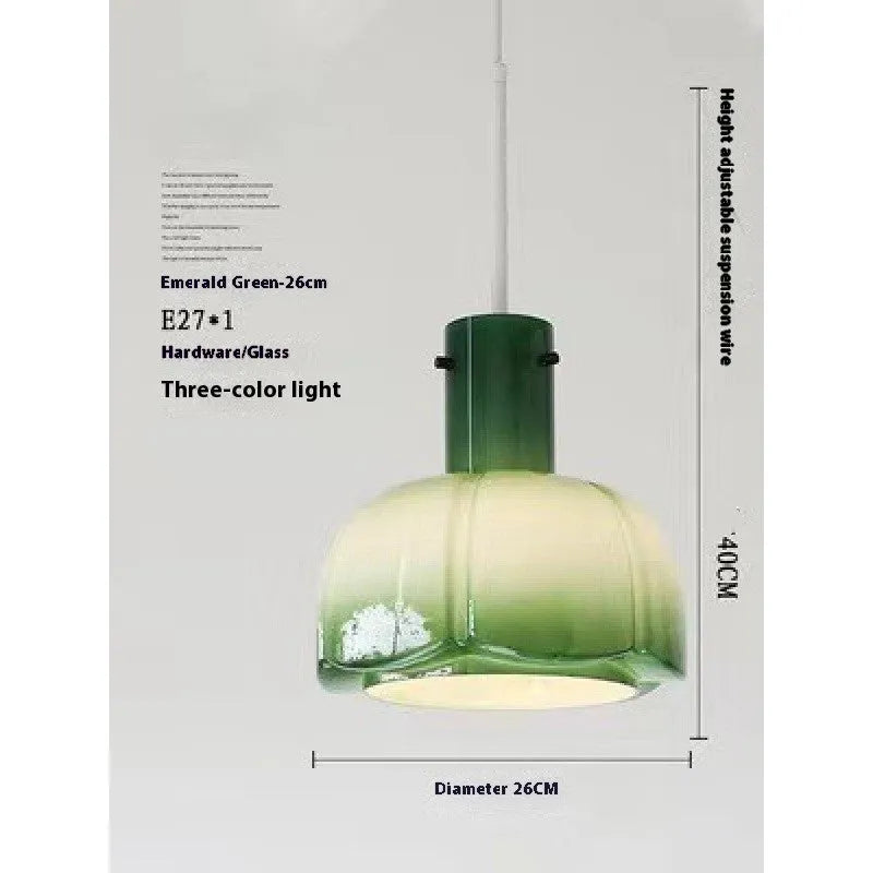 Medieval glass bud vintage chandelier pendant light in retro colours