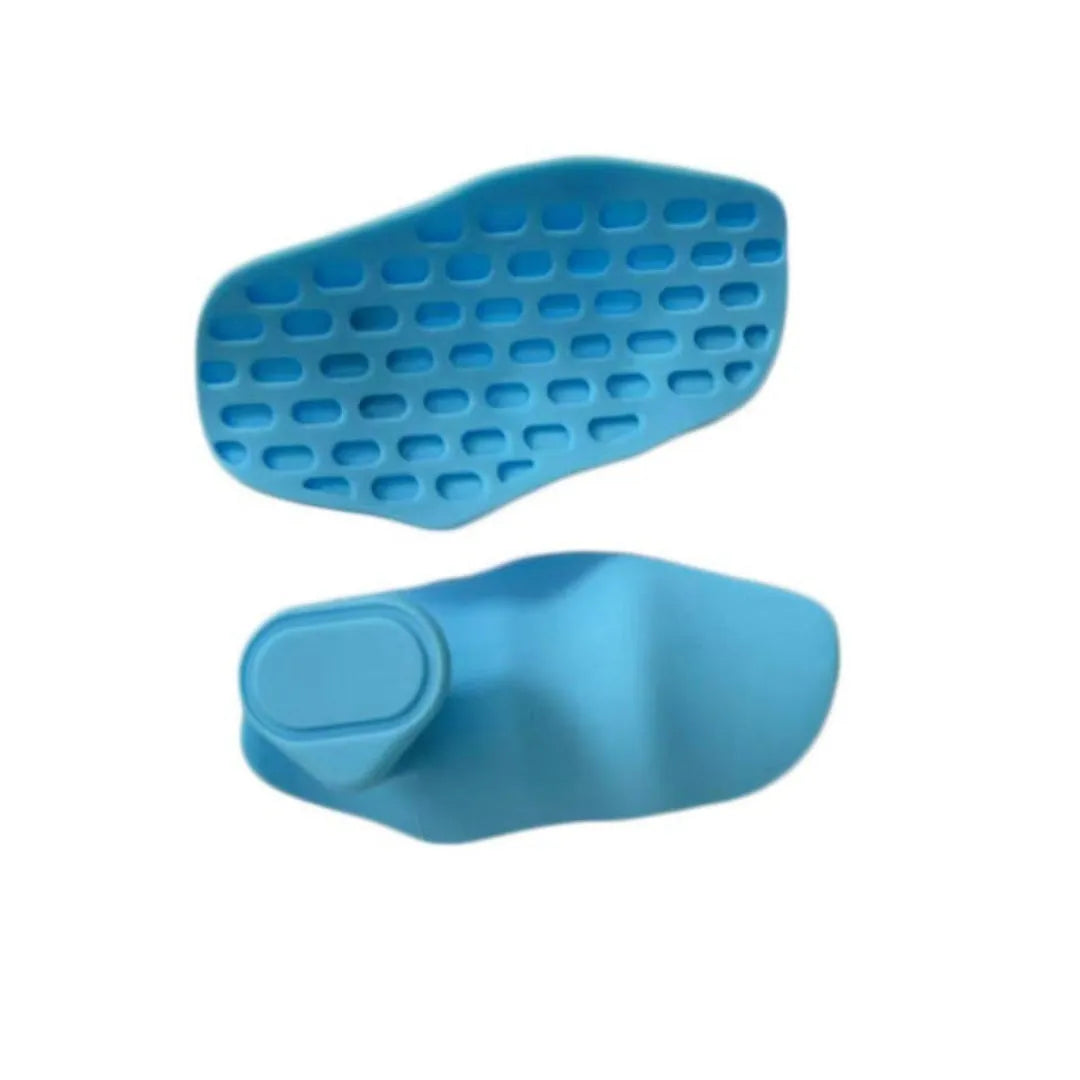 Anti-slip grip strengthener for dumbbell lifting in gray color