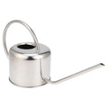 Stainless steel watering can with long spout showing black, gold and silver colour options