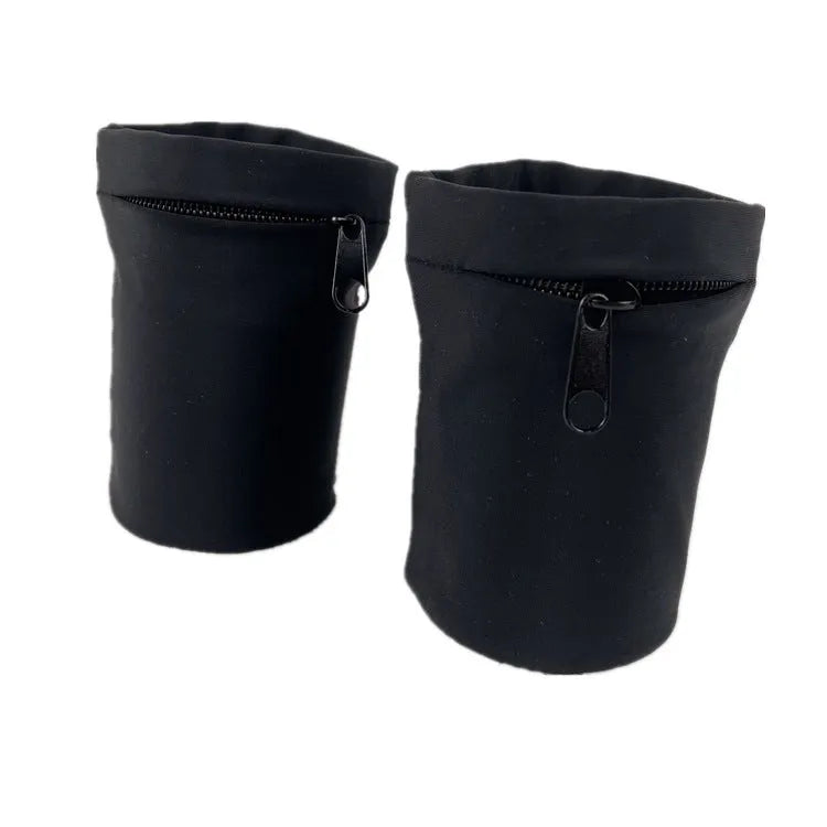 Camping fitness arm wallet wrist bag measuring 10 by 10.5 centimetres.