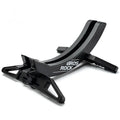 Black and green ABS plastic bicycle wall mount parking rack holder with fixed bracket.