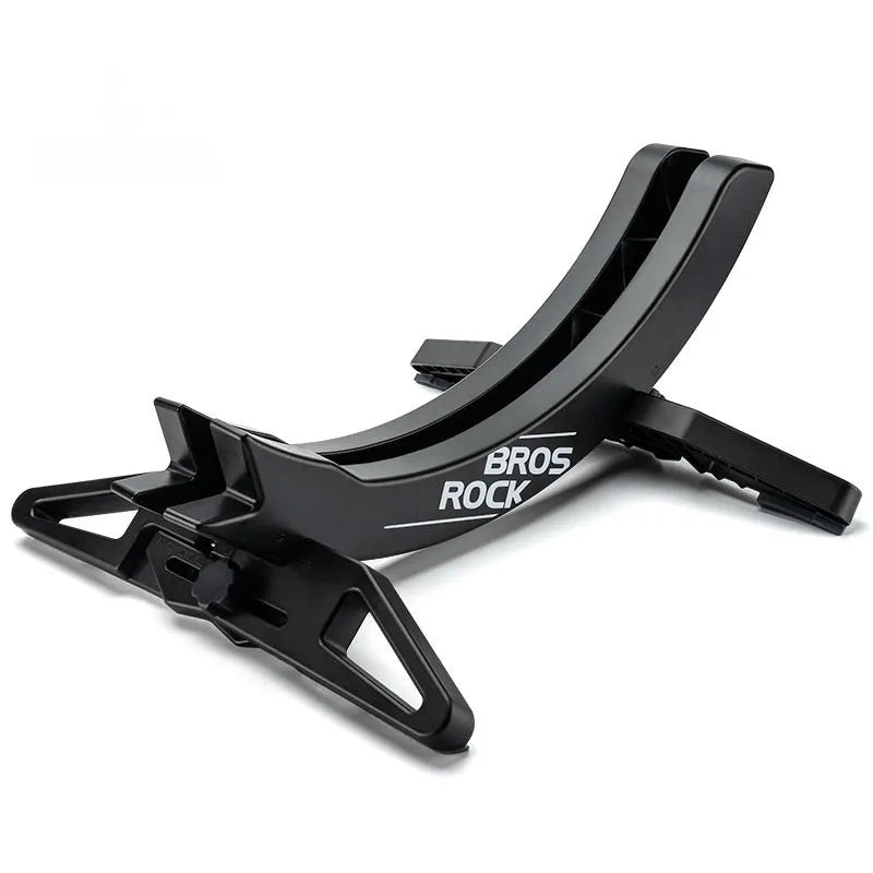 Black and green ABS plastic bicycle wall mount parking rack holder with fixed bracket.