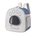 Outdoor portable double shoulder pet transparent bag in solid colour for cats up to 7.50kg