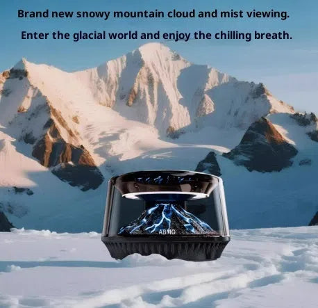 Volcano Iceberg View rechargeable car perfume ornament with Forest and Cold Cherry scent for odour removal