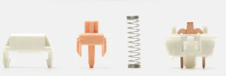 Single Panda brand linear mechanical keyboard switch with 5 pins.