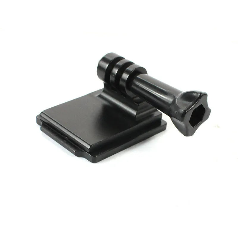 Black aluminium alloy helmet holder extension rod with quick release bracket for GoPro Hero 3 and Hero 4 cameras
