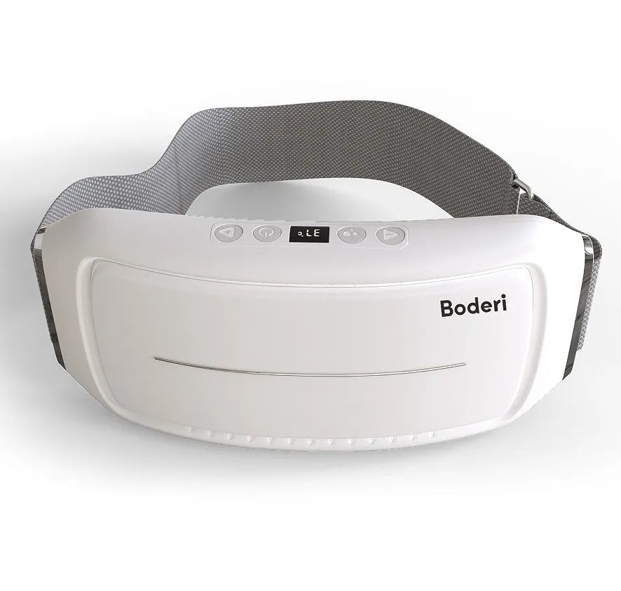 White Tummy Machine abdominal and full body exercise equipment with LCD screen.