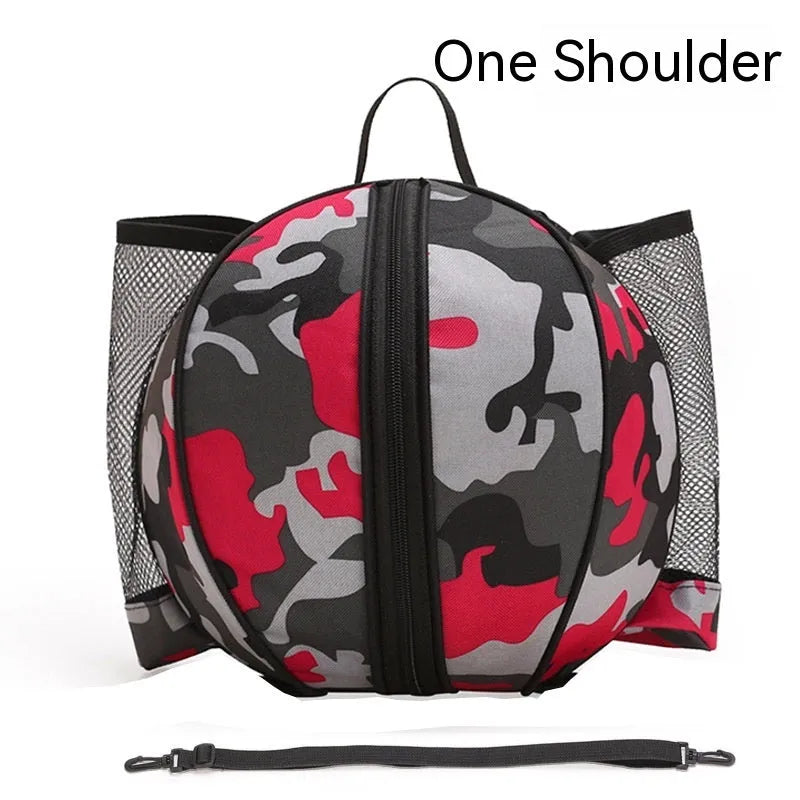 Oxford cloth basketball training bag with 9L capacity showing colour options