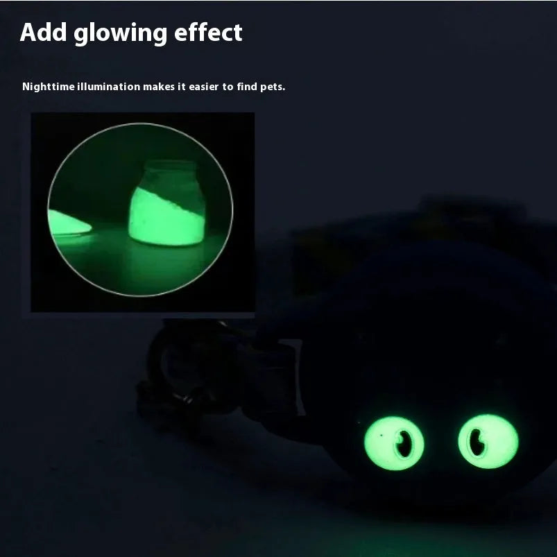 Apple AirTag protective case on adjustable cat collar in selected colour with size adjustment