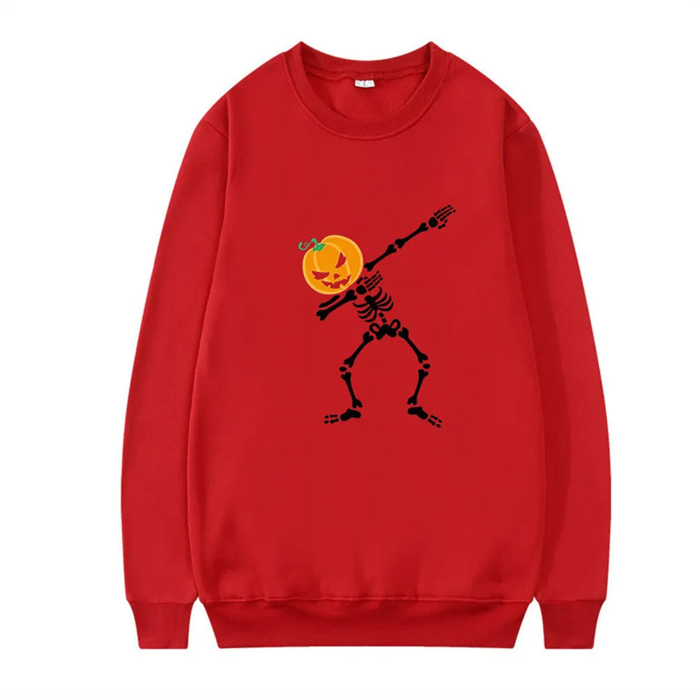 Women's printed cotton crew neck top in black red yellow white orange red colours
