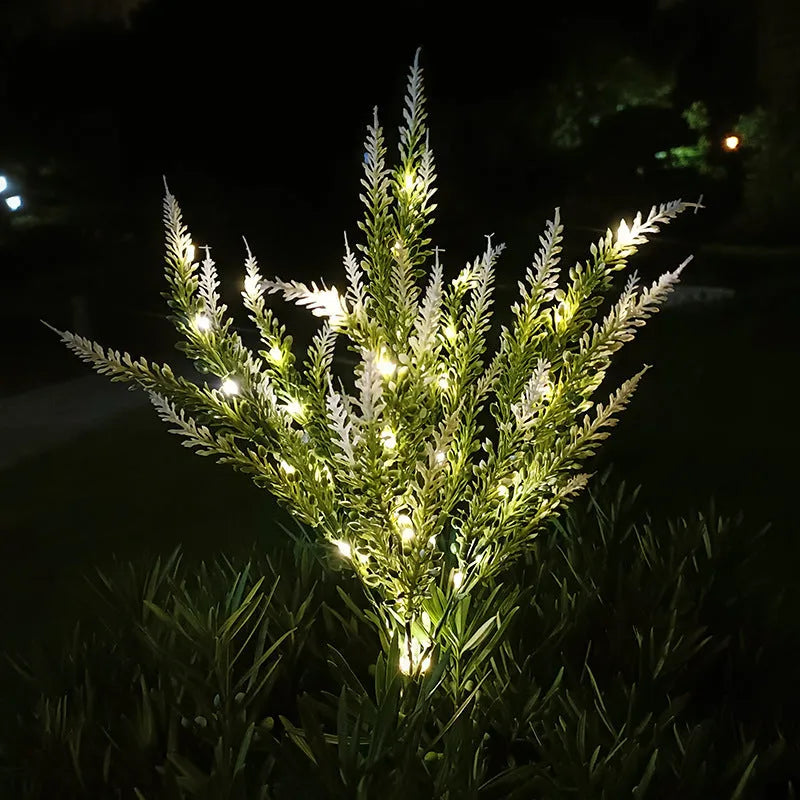 74cm solar powered garden light with flower-shaped design and IP55 waterproof rating for outdoor use