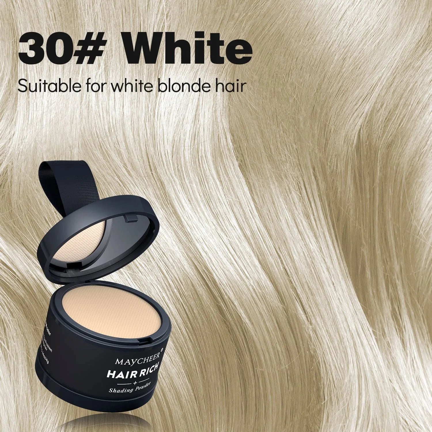 Hairline sculpting contour powder in plastic compact with dual-use brow and hairline fill, 4g net content