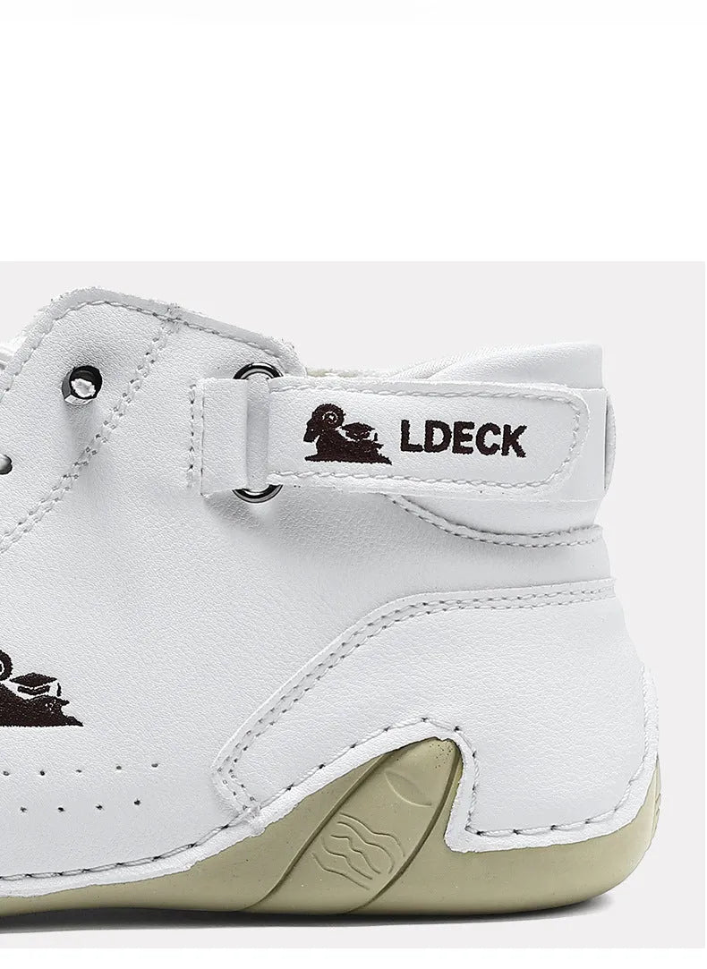 Octopus men's high-top boots in khaki colour with rubber sole and microfibre upper.