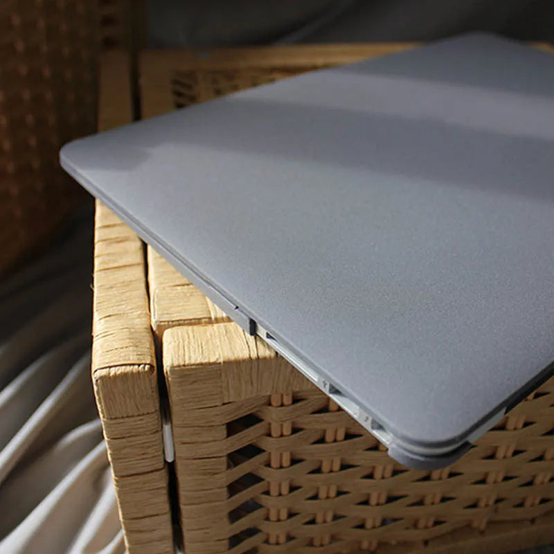 Quicksand Cobalt Gray hard plastic protective shell for MacBook 11 to 16 inch models