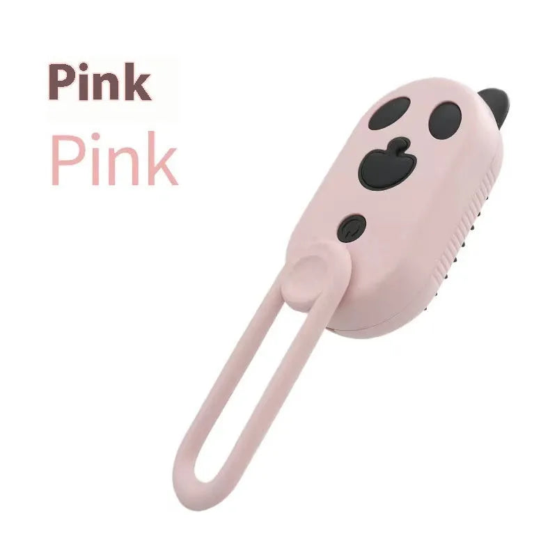 Pet comb spray brush for cat grooming in various colours and animal-themed designs