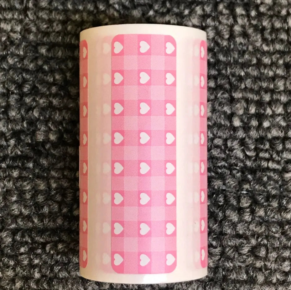 PerPage Mini Wireless Portable Thermal Printer Paper Roll in multiple colour options for stickers and labels