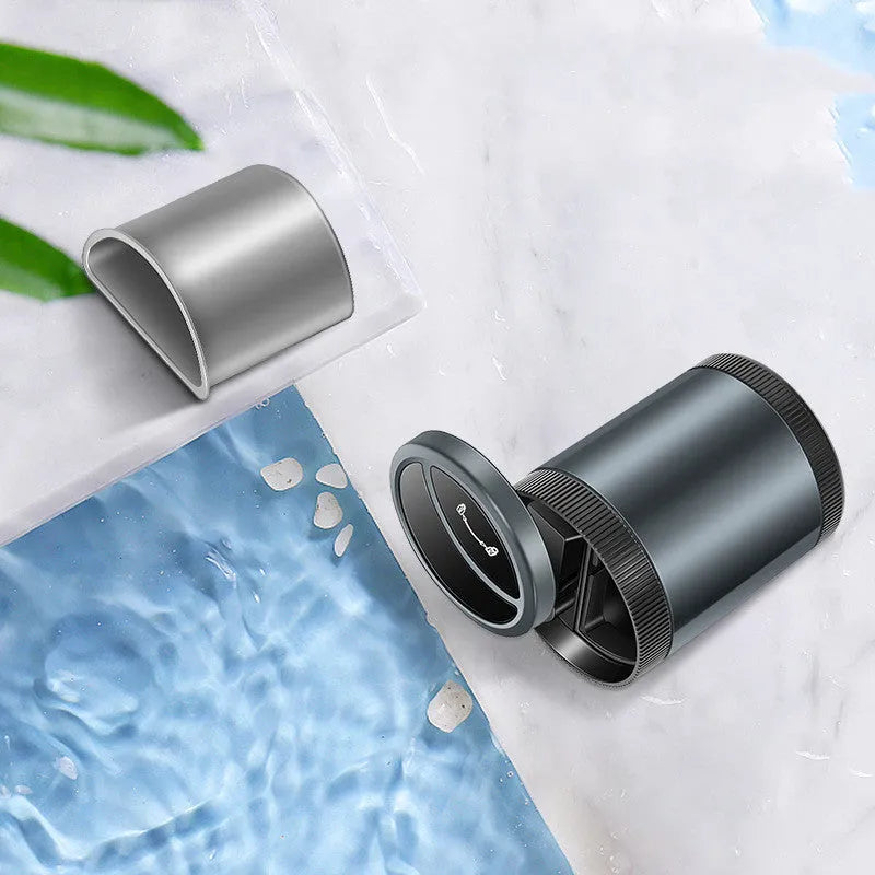 Automatic sensing ashtray in Deep Sky Grey colour with USB connectivity for vehicle home office use