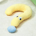 Rectangular blue pet sleeping pillow measuring 62 cm long by 39 cm wide for dogs or cats.