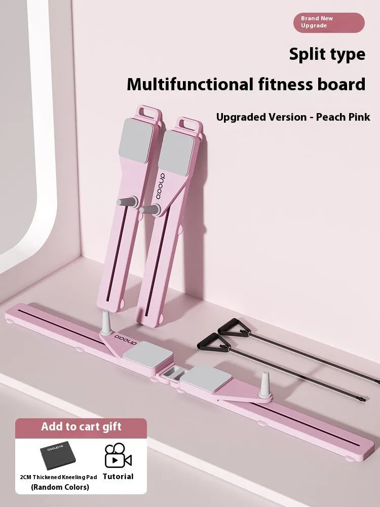 Purple and pink multifunctional split skiing machine trainer measuring 85cm