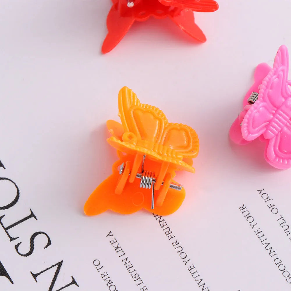 Colour mini hair clips plastic snappers for hair sectioning and styling