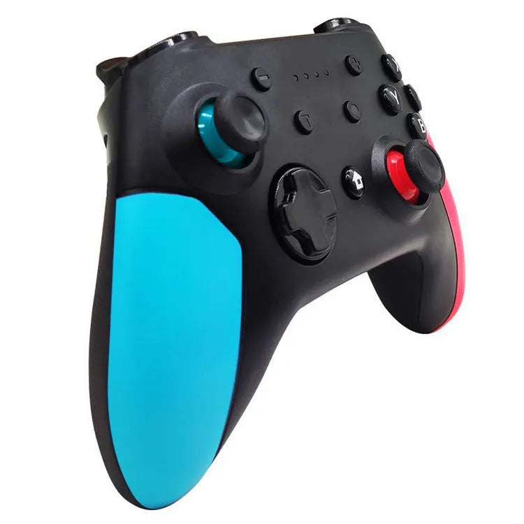 Bluetooth gamepad controller for Nintendo Switch, PC and Android in red and blue colour options
