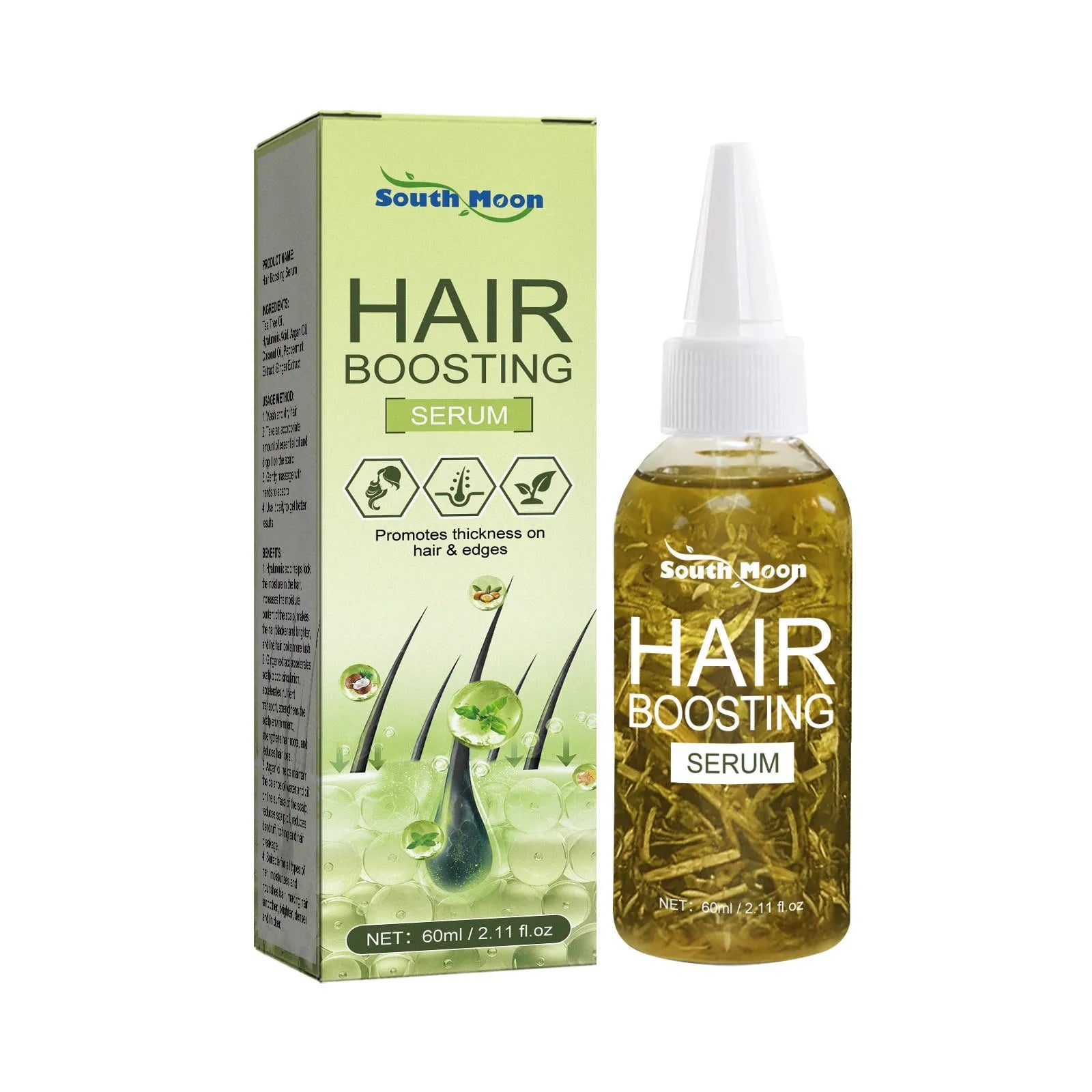 60ml bottle of anti-fall repair hair tail oil for dry and manic hair