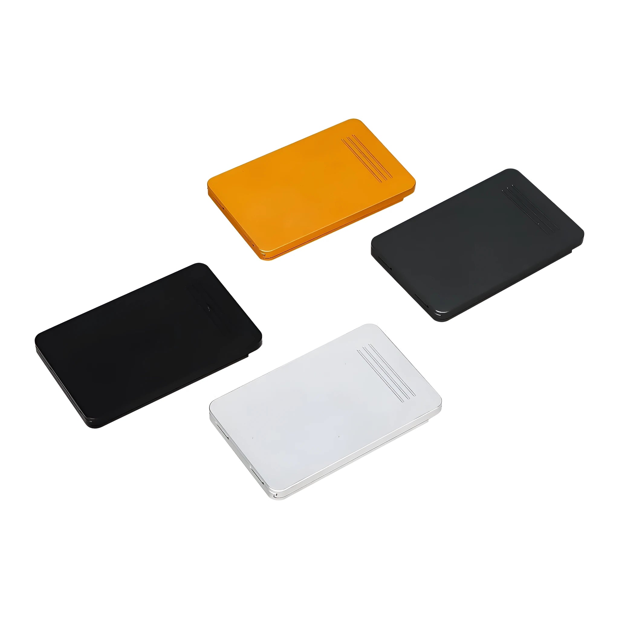 83mm long metal push-pull cigarette case with bottle opener in gold finish