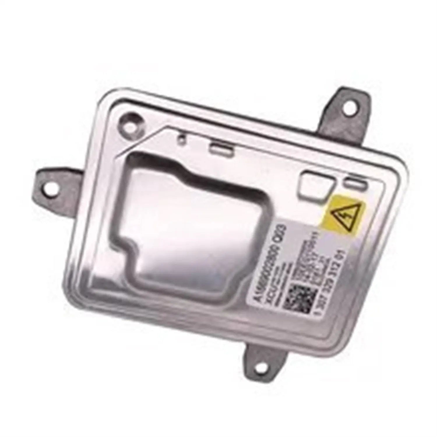 Metal headlight ballast unit for car, dimensions 14cm by 11cm by 4.5cm