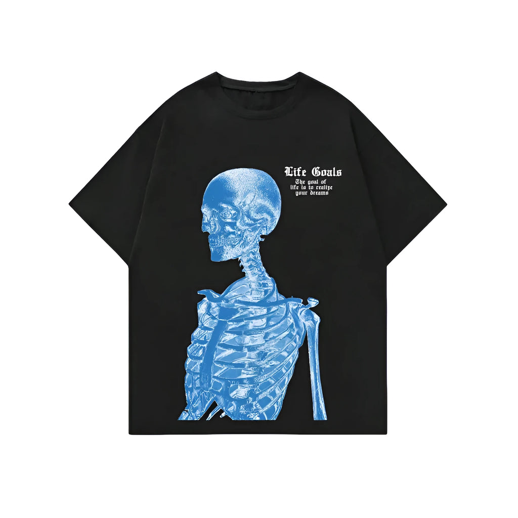 Men's printed street style sports t-shirt with digital pattern on polyester fabric