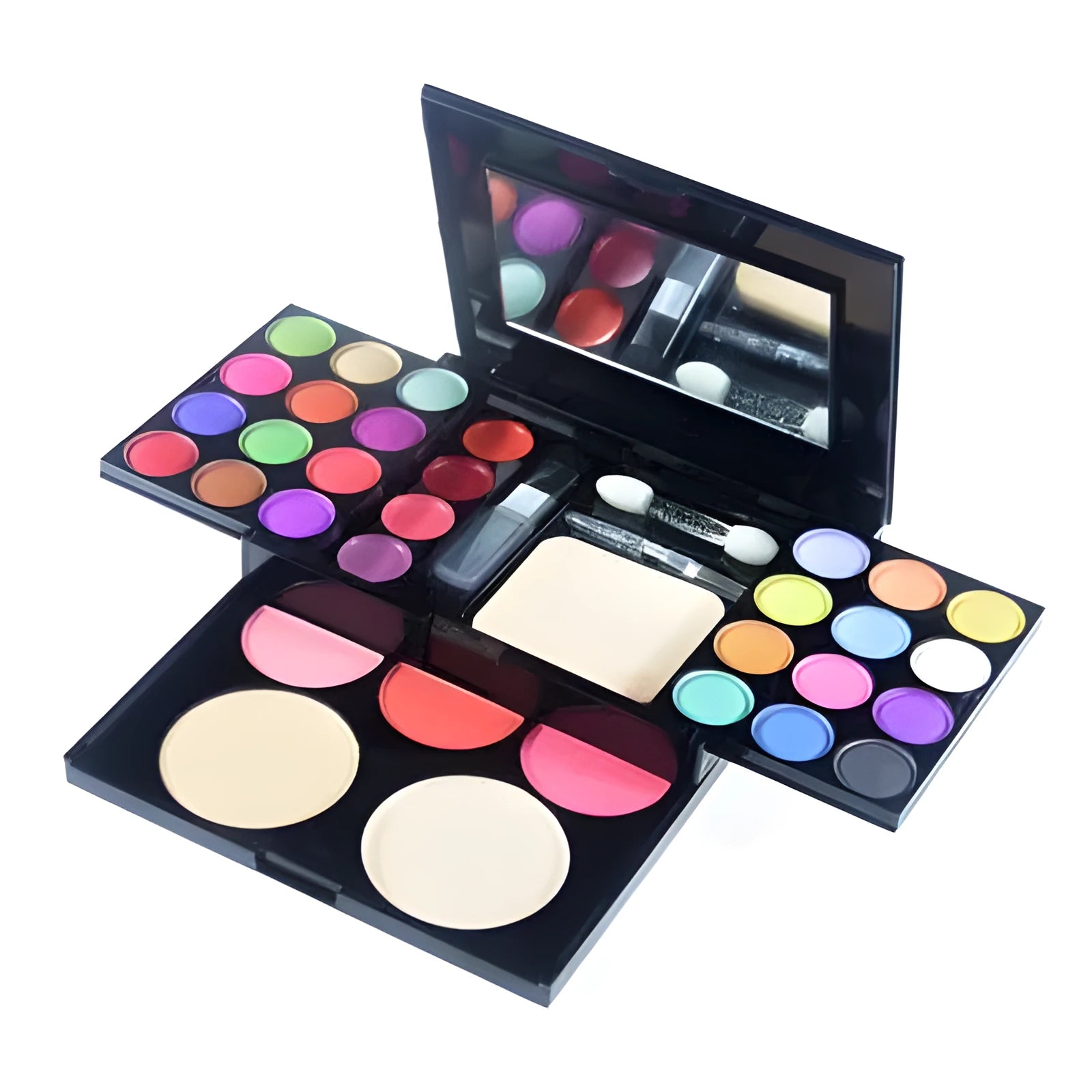Edith 33 colour eyeshadow palette combination makeup kit in plastic case
