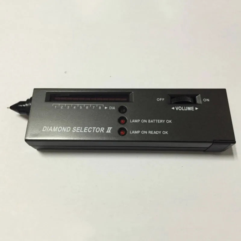 Second generation black diamond thermal conductivity tester with metal probe for gem identification