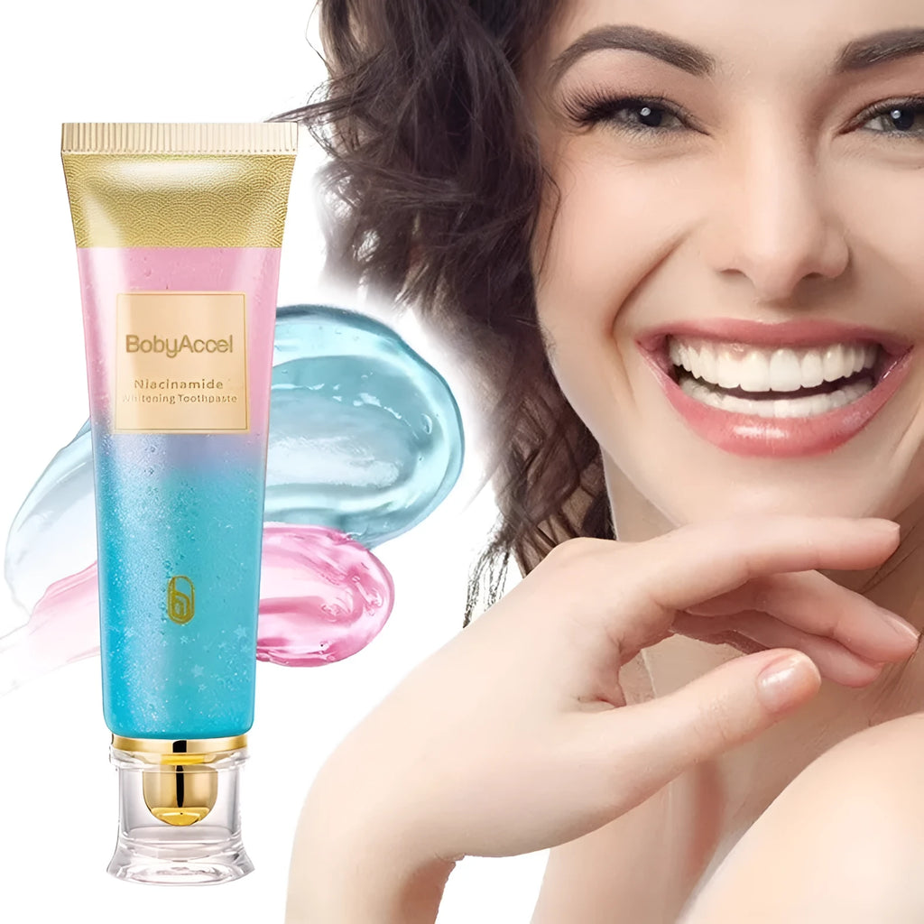 100g tube of nicotinamide whitening toothpaste for adults with fresh mint flavour